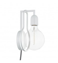  Darcie 1 Light Wall Sconce With Plug (HL343101-WH) - Mitzi Lighting