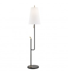  Lillian 1 Light Floor Lamp (HL349401-AGB/BK) - Mitzi Lighting