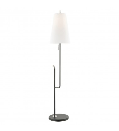  Lillian 1 Light Floor Lamp (HL349401-PN/BK) - Mitzi Lighting