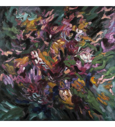  Bergenia OL1991 Hand Painted Canvas - Renwil
