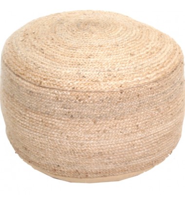  Clendon PF035 Natural Pouf - Renwil
