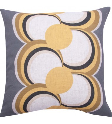  Almada PWFL1054 LinenVelvet piping Square Pillow - Renwil
