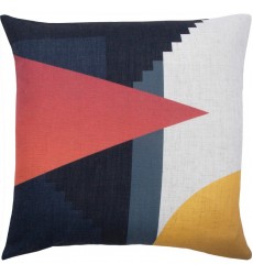 Parma PWFL1067 LinenVelvet piping Square Pillow - Renwil  Parma PWFL1067 LinenVelvet piping Square Pillow - Renwil
