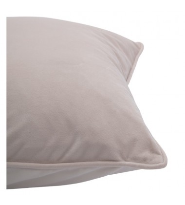  Biscuit PWFL1080 Velvet Linen Square Pillow - Renwil