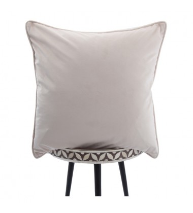  Biscuit PWFL1080 Velvet Linen Square Pillow - Renwil