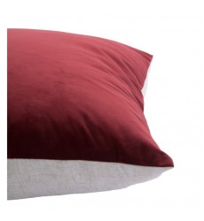 Scarlet PWFL1085 Velvet Linen Square Pillow - Renwil