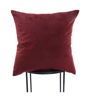  Scarlet PWFL1085 Velvet Linen Square Pillow - Renwil
