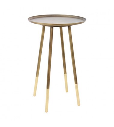  Pawn TA112 Antique Brass Accent Table - Renwil