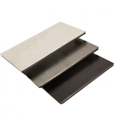  Manisa TA298 Raw Nickel Black Bronze Accent Table - Renwil
