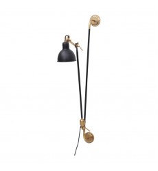  Bristo WS004  Gold Black  Wall Sconce - Renwil