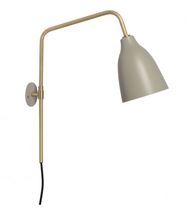  Browne WS032 Matte Brass Siemens Grey Wall Sconce - Renwil