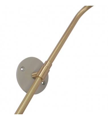  Browne WS032 Matte Brass Siemens Grey Wall Sconce - Renwil