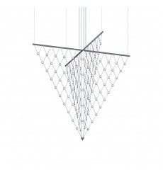  Galaxy Matrix Small Arrow LED Pendant- (1884.16C) -Sonneman