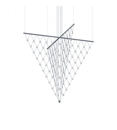 Galaxy Matrix Small Arrow LED Pendant- (1884.16C) -Sonneman Galaxy Matrix Small Arrow LED Pendant- (1884.16C) -Sonneman