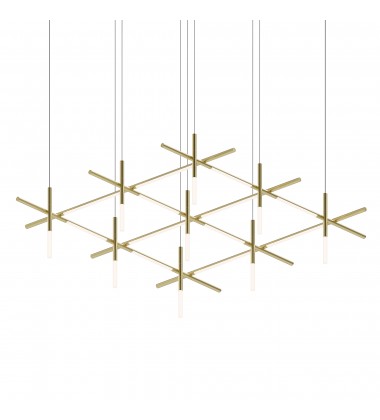  Square Medium Pendant- (2105.14) -Sonneman