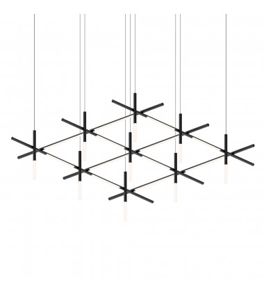  Square Medium Pendant- (2105.25) -Sonneman