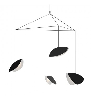  4-Light Large LED Pendant- (2904.25K) -Sonneman