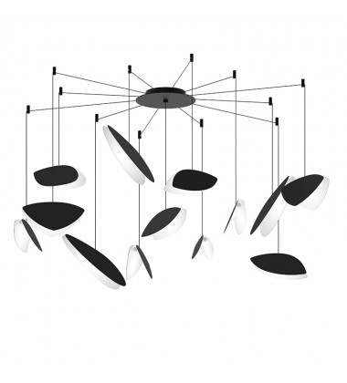  13-Light Swag LED Pendant- (2907.25K) -Sonneman