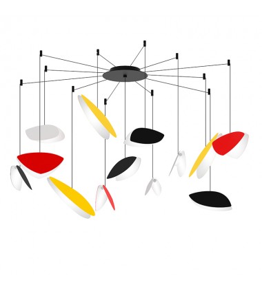  13-Light Swag LED Pendant- (2907.25M) -Sonneman