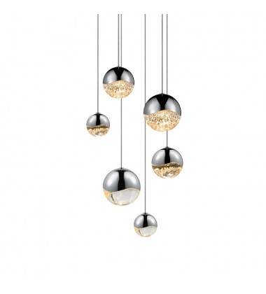  Grapes® 6-Light Round Assorted LED Pendant (2915.01-AST)