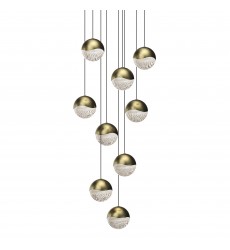 9-Light Round Large LED Pendant- (2916.14-LRG) -Sonneman  9-Light Round Large LED Pendant- (2916.14-LRG) -Sonneman