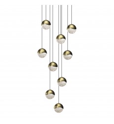 9-Light Round Medium LED Pendant- (2916.14-MED) -Sonneman  9-Light Round Medium LED Pendant- (2916.14-MED) -Sonneman