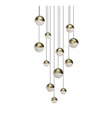  12-Light Round Assorted LED Pendant- (2917.14-AST) -Sonneman