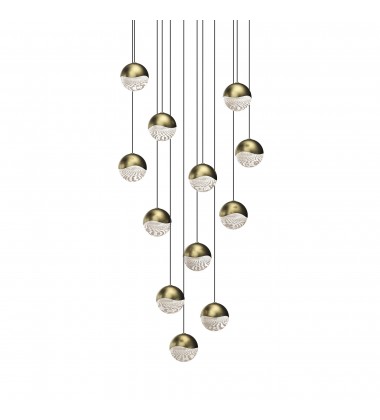  12-Light Round Medium LED Pendant- (2917.14-MED) -Sonneman