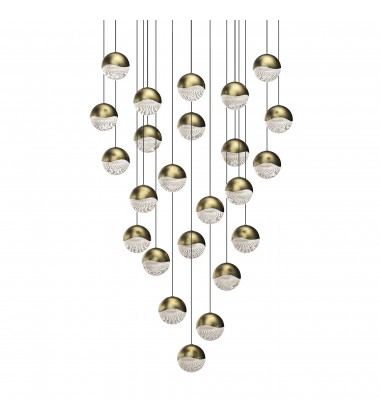  24-Light Round Large LED Pendant- (2918.14-LRG) -Sonneman