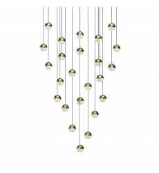  24-Light Round Small LED Pendant- (2918.14-SML) -Sonneman