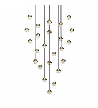 24-Light Round Small LED Pendant- (2918.14-SML) -Sonneman