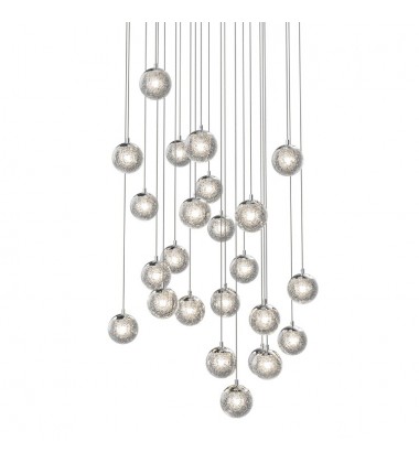  Champagne Bubbles 24-Light Round LED Pendant (2966.01)