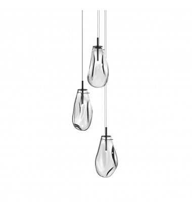  Large 3-Light Round LED Pendant- (2981.25C) -Sonneman