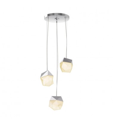  Facets™ 3-Light Round Small LED Pendant (3003.01-SML)