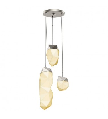  Facets™ 3-Light Round Assorted LED Pendant (3003.13-AST)