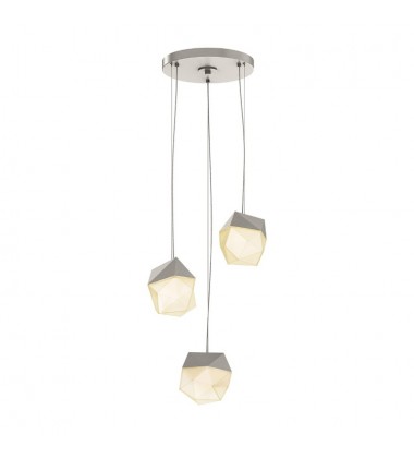  Facets™ 3-Light Round Small LED Pendant (3003.13-SML)