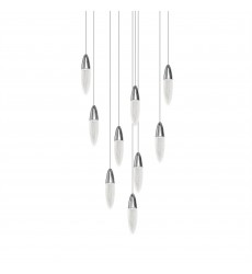 9-Light Round Pendant- (4163.01) -Sonneman  9-Light Round Pendant- (4163.01) -Sonneman