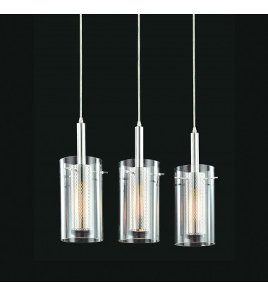  3-Light Rectangle Pendant- (4396.57) -Sonneman
