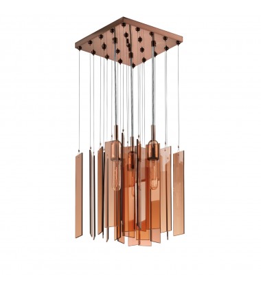  3-Light Square Pendant- (4645.02) -Sonneman