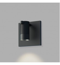  Suspenders® Standard Single Sconce with Bar-Mounted Single Cylinder w/Snoot Flood Lens (SLS0215)