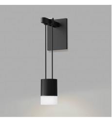  Suspenders® Mini Single Sconce with Suspended Cylinder w/Glass Drum Diffuser (SLS0220)