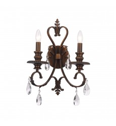  StarFire Crystal 5702WSCB Wall Sconce