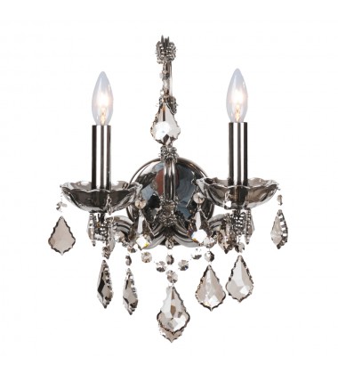  StarFire Crystal 6402WSSC Wall Sconce