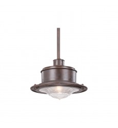 South Street 1Lt Hanging Downlight Large Old Rust (F9397OR) - Troy Lighting