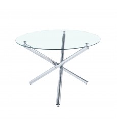  Tempered Glass Round Dining Table(WV-D226C47)
