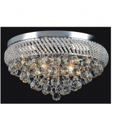 9 Light crystal flush mount (G9) 2 pin 40w (1147FM9)
