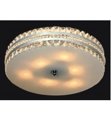  6 Light crystal flush mount (G9) 2 pin 40w (1156FM6)