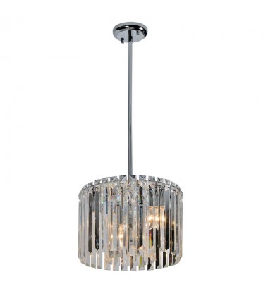 4 Light crystal pendant chrome (E12) (1164C4) 4 Light crystal pendant chrome (E12) (1164C4)