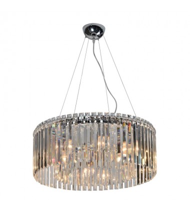 8 Light crystal chandelier chrome (E12) (1164C8) 8 Light crystal chandelier chrome (E12) (1164C8)