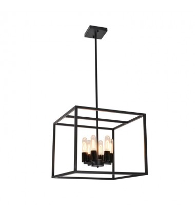  6 Light square pendant (E12) (1167C6)